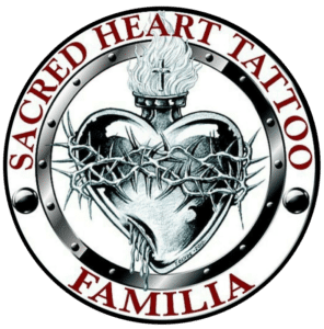 Sacred Heart Tattoo Logo