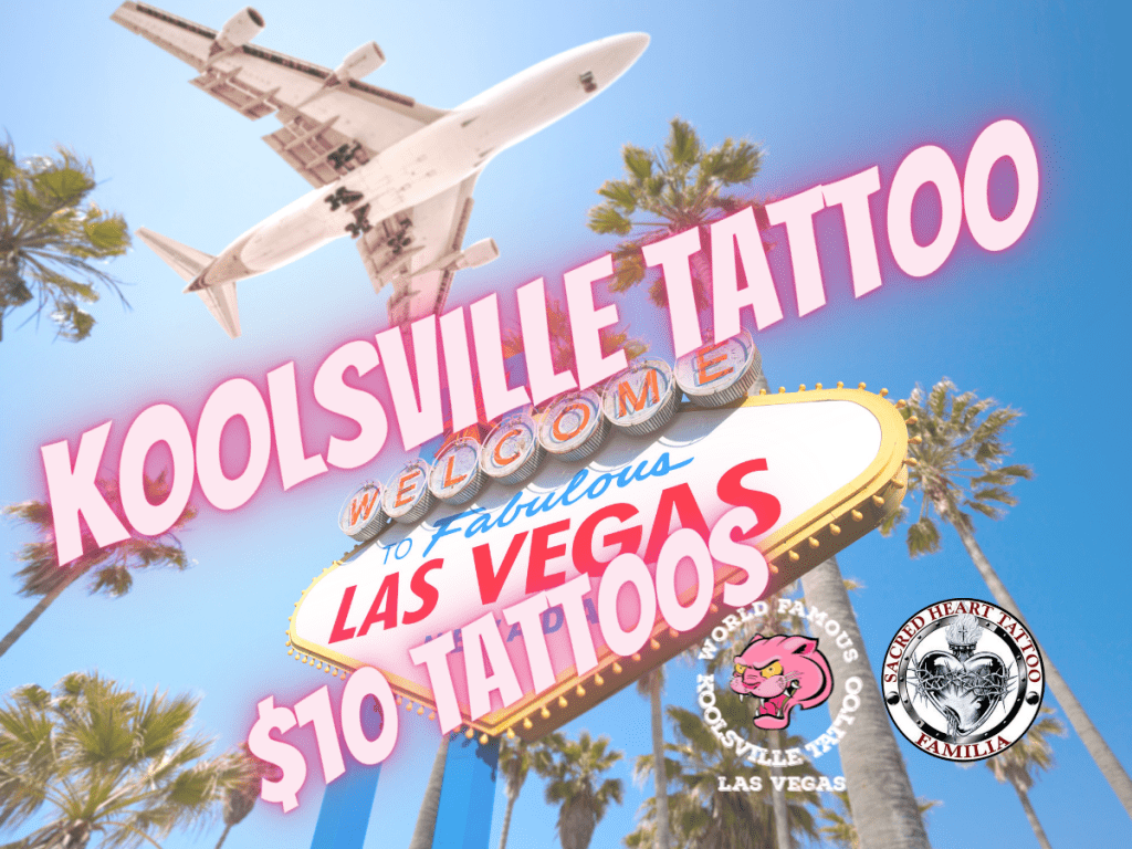Welcome to Fabulous Las Vegas, Nevada. Home of the $10 Tattoo.